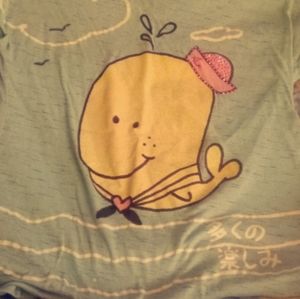 Kids shirt with whale on it